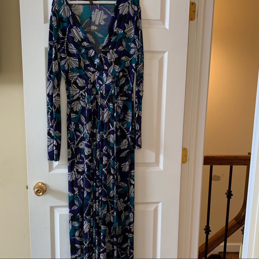 BCBG long sleeve maxi dress